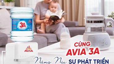 AVIA 3A – Nước tinh khiết an toàn cho sức khỏe và đường tiêu hóa nhạy cảm của trẻ