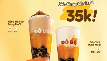 Hương vị trứng muối lên ngôi: Đô Đô ra mắt bộ đôi đồ uống mới cho mùa lễ hội