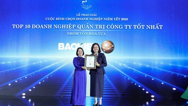 Tập đoàn Bảo Việt đạt Top 10 Doanh nghiệp Quản trị Công ty tốt nhất