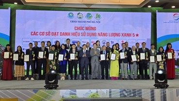 Vinh danh 87 cơ sở, công trình xây dựng sử dụng năng lượng xanh năm 2025