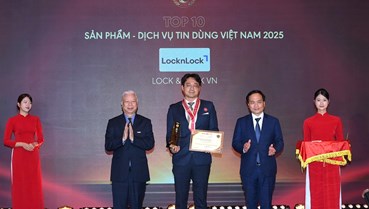 LocknLock vinh dự 14 năm liên tiếp lọt “Top 10 Sản phẩm - Dịch vụ Tin Dùng Việt Nam”