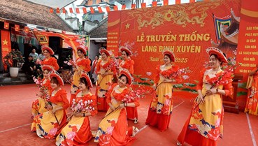 Hà Nội: Lễ hội truyền thống thôn Đinh Xuyên hành trình trở về cội nguồn văn hóa