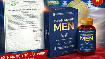 Verasunshine Men: Lựa chọn mới cho nam giới giữ phong độ