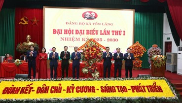 Hà Nội: Đại hội đại biểu xã Yên Lãng lần thứ nhất, nhiệm kỳ 2025 - 2030