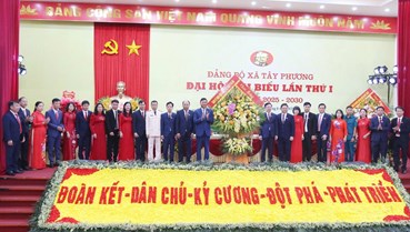 Hà Nội: Đại hội đại biểu Đảng bộ xã Tây Phương lần thứ I, nhiệm kỳ 2025-2030