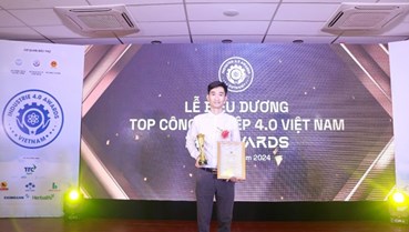 HTX trà an toàn Phú Đô được vinh danh TOP công nghiệp 4.0 Việt Nam - Industrie 4.0 Awards lần thứ 3 năm 2024