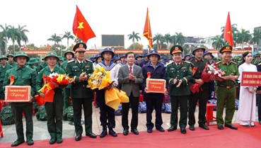 Quảng Trị: 2.630 thanh niên lên đường nhập ngũ năm 2026