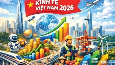 Kinh tế Việt Nam năm 2026:  Hướng tới tăng trưởng  bền vững