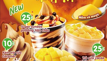 Mixue nâng tầm đồ uống với bộ sưu tập Pudding mới