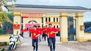 Sôi động Ngày chạy Olympic tại Hà Tĩnh với hơn 3.000 người tham gia