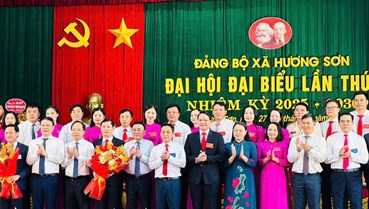 Hương Sơn – Hà Tĩnh: Dấu mốc mới từ Đại hội Đảng bộ xã đầu tiên sau sáp nhập