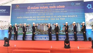 Hà Tĩnh khởi công 3 dự án lớn chào mừng 80 năm Quốc khánh