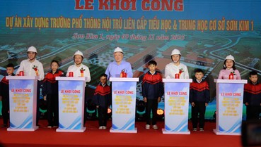 Hà Tĩnh: Khởi công hai ngôi trường phổ thông nội trú vùng biên