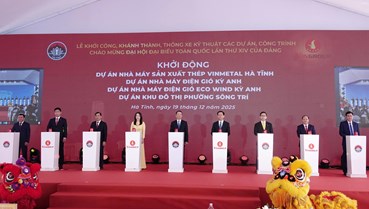 Hà Tĩnh khởi công đồng loạt 6 dự án lớn, tạo động lực phát triển mới