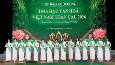 Khởi động cuộc thi Hoa hậu Văn hóa Việt Nam Toàn cầu 2026