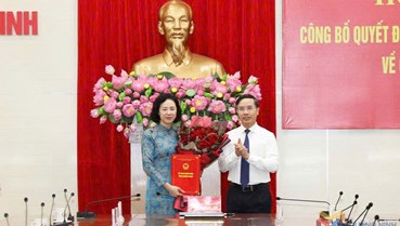 Quảng Ninh bổ nhiệm nữ lãnh đạo giữ chức Giám đốc Sở Nội vụ