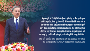 Đầu tư cho tương lai đất nước