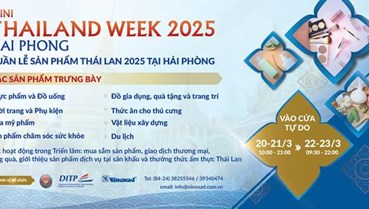 Tuần lễ Sản phẩm Thái Lan tại Hải Phòng từ 20-23/3/2025