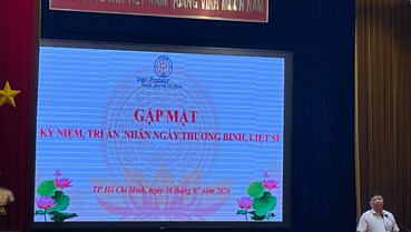 Viện Pasteur Thành phố Hồ Chí Minh tổ chức các hoạt động tri ân nhân kỷ niệm 79 năm Ngày Thương binh - Liệt sĩ (27/7/1947 – 27/7/2026)