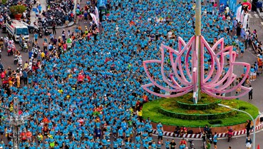 Giải chạy VnEpxress Marathon Quy Nhơn 2025: Thu hút hơn 12.000 vận động viên
