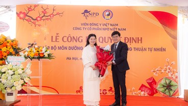 Dấu mốc mới trong đào tạo Đông y: Bổ nhiệm phụ trách Bộ môn Dưỡng sinh - Ăn uống thuận tự nhiên