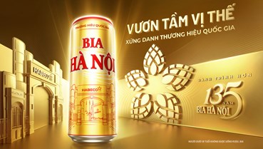 Bia Hà Nội chính thức ra mắt phiên bản lon sleek, tiếp nối hành trình 135 năm vươn mình của một Thương hiệu Quốc gia