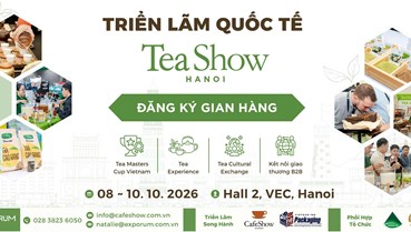 Tea Masters Cup Việt Nam 2026 chính thức trở lại trong khuôn khổ Triển lãm Quốc tế CafeShow – TeaShow 2026