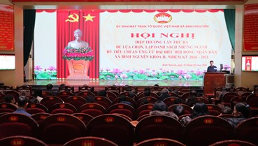 Xã Bình Nguyên sẵn sàng cho ngày hội non sông