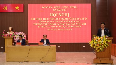 Xã Đạo Trù đối thoại với nhân dân: Thẳng thắn, cầu thị, trách nhiệm