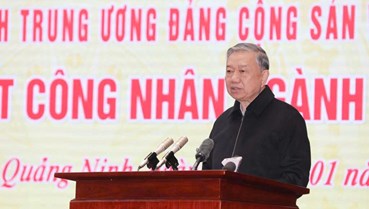 Tổng Bí thư Tô Lâm thăm, chúc Tết công nhân ngành Than Quảng Ninh sau Đại hội XIV