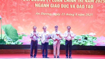 Phường An Dương: Lan tỏa tinh thần đổi mới, nâng cao bản lĩnh chính trị cho gần 500 cán bộ, giáo viên