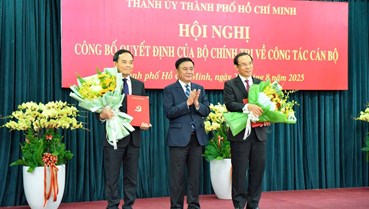 Ông Trần Lưu Quang giữ cương vị Bí thư Thành ủy TP.HCM