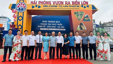 Hải Phòng – Thành phố của khát vọng, nhìn từ khu Triển lãm ngoài trời