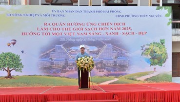 Hải Phòng: Ra quân hưởng ứng Chiến dịch Làm cho thế giới sạch hơn” năm 2025
