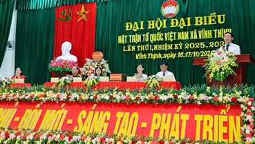 Hải Phòng: Đại hội đại biểu MTTQ Việt Nam xã Vĩnh Thịnh lần thứ I - Thành công, đoàn kết và đổi mới