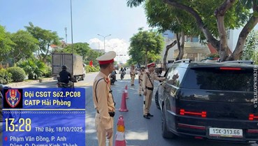 Hải Phòng: Quyết liệt kiểm soát vi phạm nồng độ cồn ngay ngày đầu ra quân