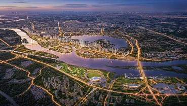 Hà Nội khởi công dự án đầu tư xây dựng Trục Đại lộ Cảnh quan sông Hồng