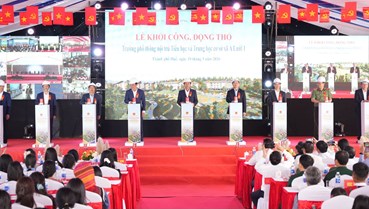 A Lưới khởi công 3 “ngôi trường ước mơ”, mở lối tương lai cho học sinh vùng biên