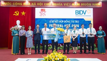 BIDV tiếp tục đồng hành Festival Huế 2026 với gói tài trợ 1 tỷ đồng