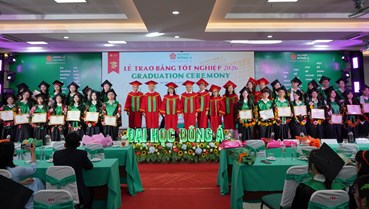 Hơn 1.300 sinh viên Đại học Đông Á rạng rỡ đón Lễ tốt nghiệp đợt 2 năm 2026