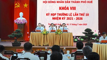 Nhiều nội dung cử tri quan tâm được đưa ra tại Kỳ họp HĐND TP. Huế khóa VIII