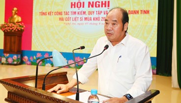 Huế huy động sức mạnh cả hệ thống chính trị nâng cao hiệu quả tìm kiếm, quy tập hài cốt liệt sĩ