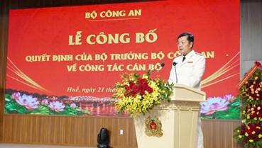 Đại tá Nguyễn Đình Dương giữ chức Giám đốc Công an thành phố Huế