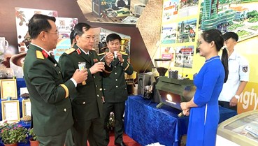 “Cà phê người lính” ở sự kiện 80 năm Lực lượng vũ trang Quân khu 9