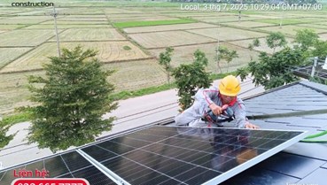 Hiệu quả từ các công trình điện mặt trời do Viettel triển khai tại Nghệ An
