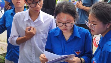 350 thanh niên tình nguyện tiếp sức mùa thi tại điểm thi THPT Quốc Oai