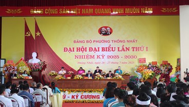 Phường Thống Nhất tổ chức Đại hội đại biểu lần thứ I, nhiệm kỳ 2025–2030: Dấu mốc khởi đầu cho chặng đường phát triển mới