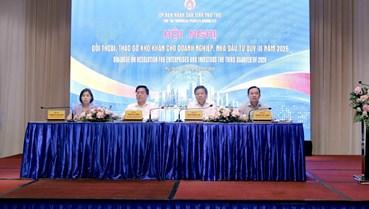 Phú Thọ đối thoại thực chất, đồng hành cùng doanh nghiệp, nhà đầu tư