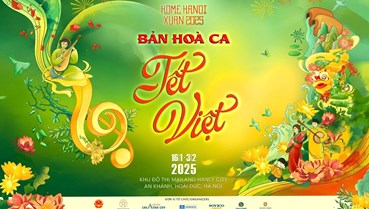 Bản hòa ca Tết Việt trên đường hoa Home Hanoi Xuan 2025