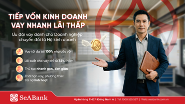  SeABank đồng hành cùng nhóm doanh nghiệp siêu nhỏ và hộ kinh doanh chuyển đổi